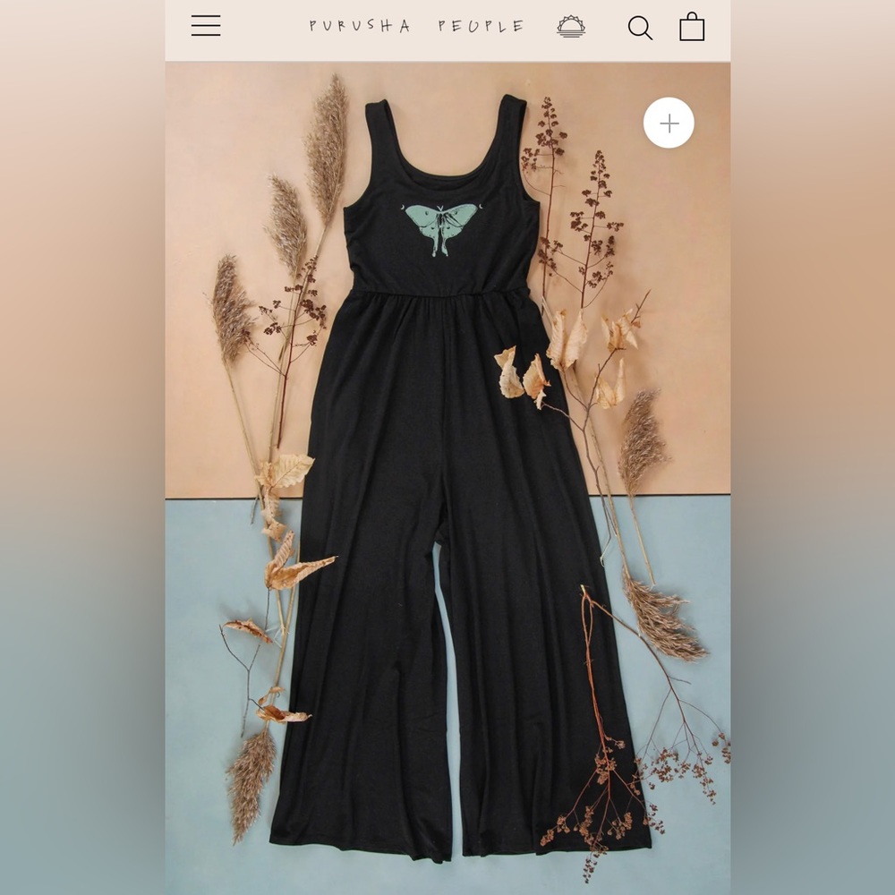 PurushaPeople Luna Moth Jumpsuit (size S)